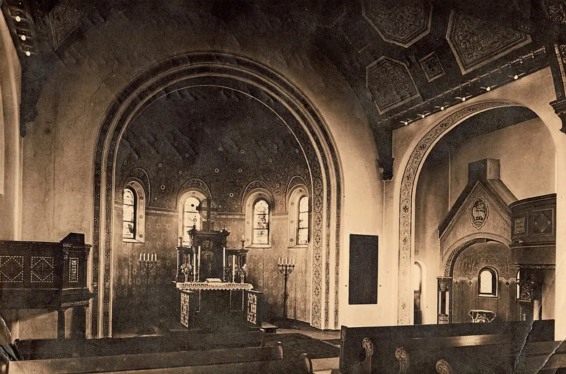 Kirche innen, 1911